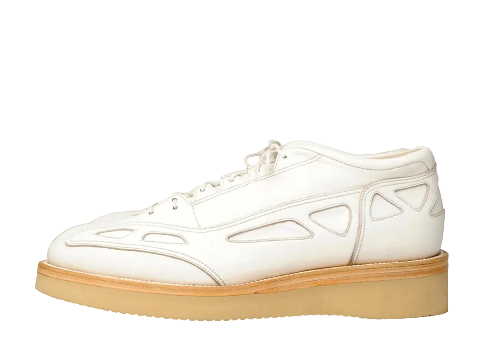 YUKETEN Land Jordan Full Grain Cow Leather "White" E