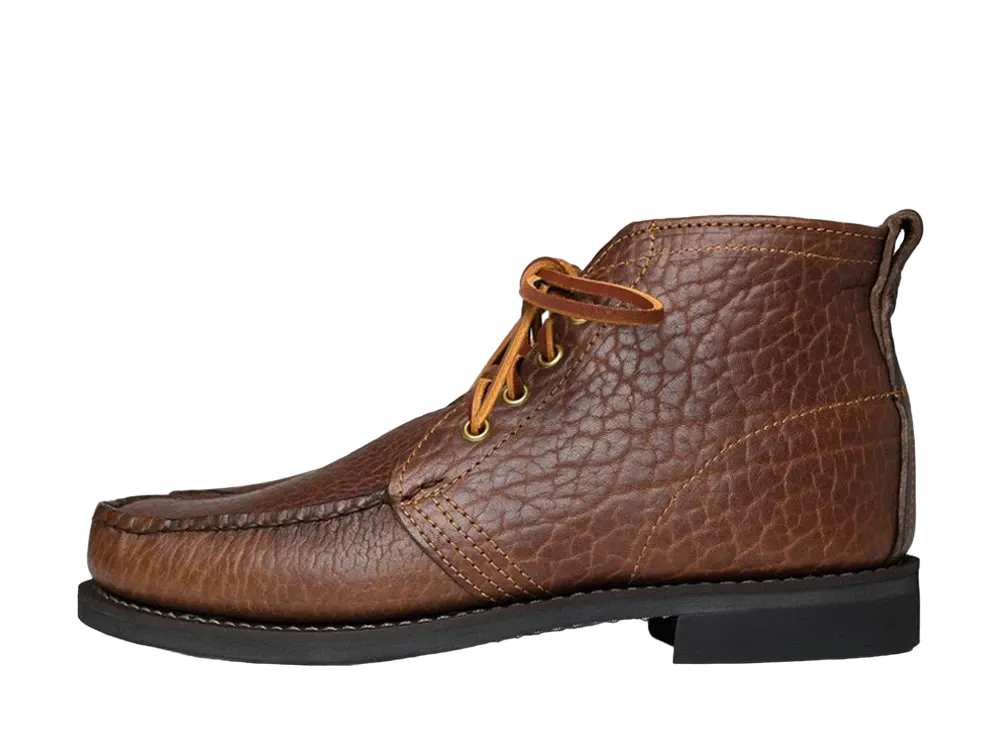 YUKETEN Fisherman Hiker w/ Vibram Lug Sole Horween’s Buffalo Shoulder Leather "Brown" D