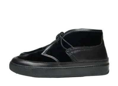 YUKETEN Pola Chukka Italian Velvet "Black" E