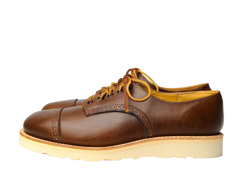 YUKETEN Johnson Oxford Leather "Brown" D