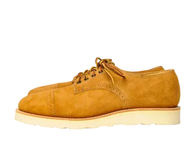 YUKETEN Johnson Oxford Flesh-Out Full Grain Leather "Brown" D