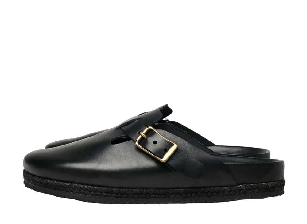 YUKETEN Sal 1 w/ Crepe Sole Soft Tanned German Veg-Tan Leather "Black"