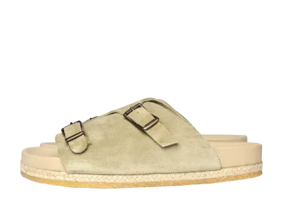 YUKETEN Sal 3 w/ Crepe Sole Opera’s Silky & Softly Tanned Suede "Beige"