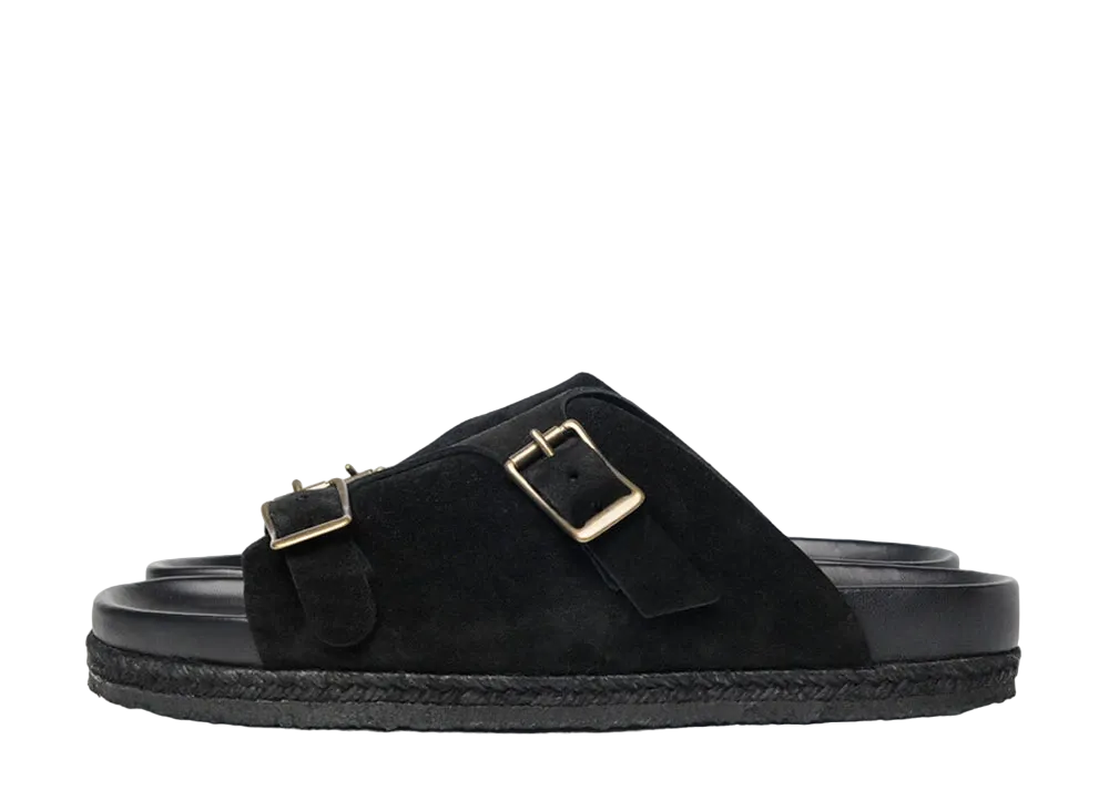 YUKETEN Sal 3 w/ Crepe Sole Opera’s Silky & Softly Tanned Suede "Nero"