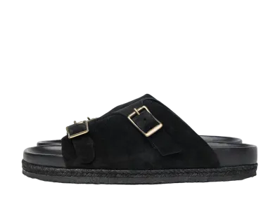 YUKETEN Sal 3 w/ Crepe Sole Opera’s Silky & Softly Tanned Suede "Nero"