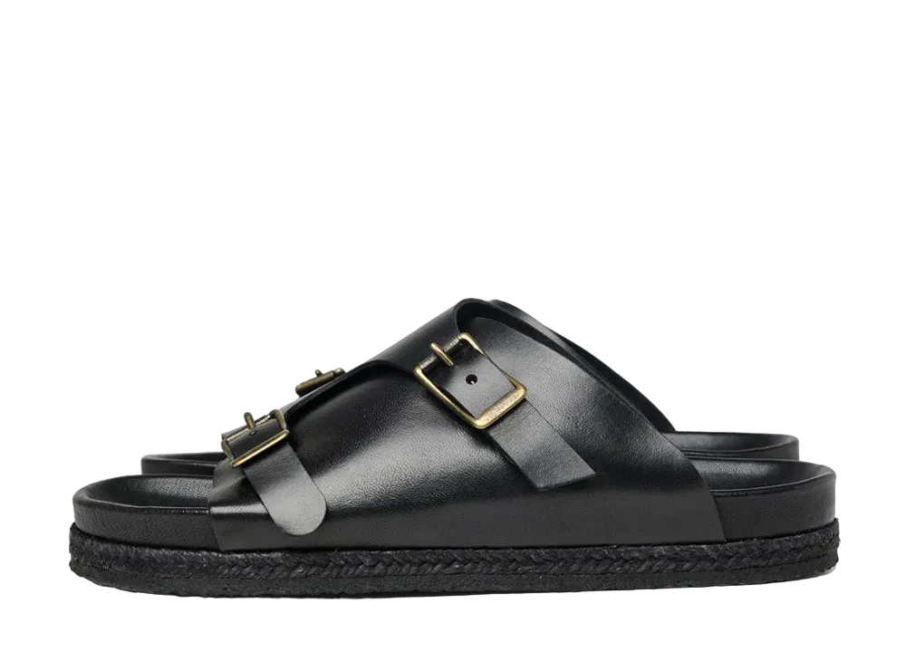 YUKETEN Sal 3 w/ Crepe Sole Soft Tanned German Veg-Tan Leather "Black"