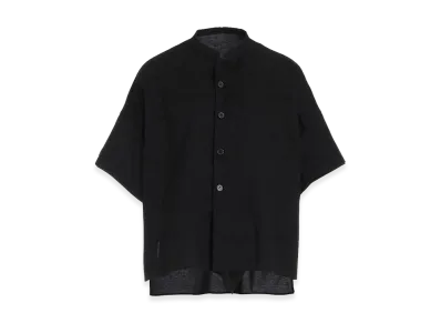 Y's Born Product Thin Cotton Twill Half Sleeve Box Shirt "Black"
