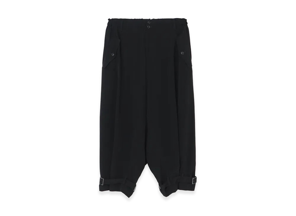Y's Women's Y-Gathered Hem Belted Pant "Black"