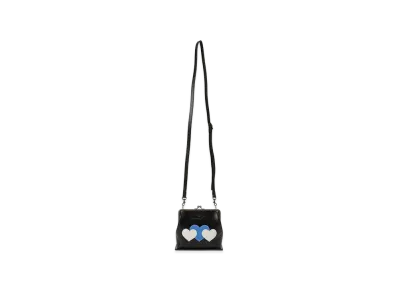 Y's x CPD HOOME Love Patch Leather Bag "Black"