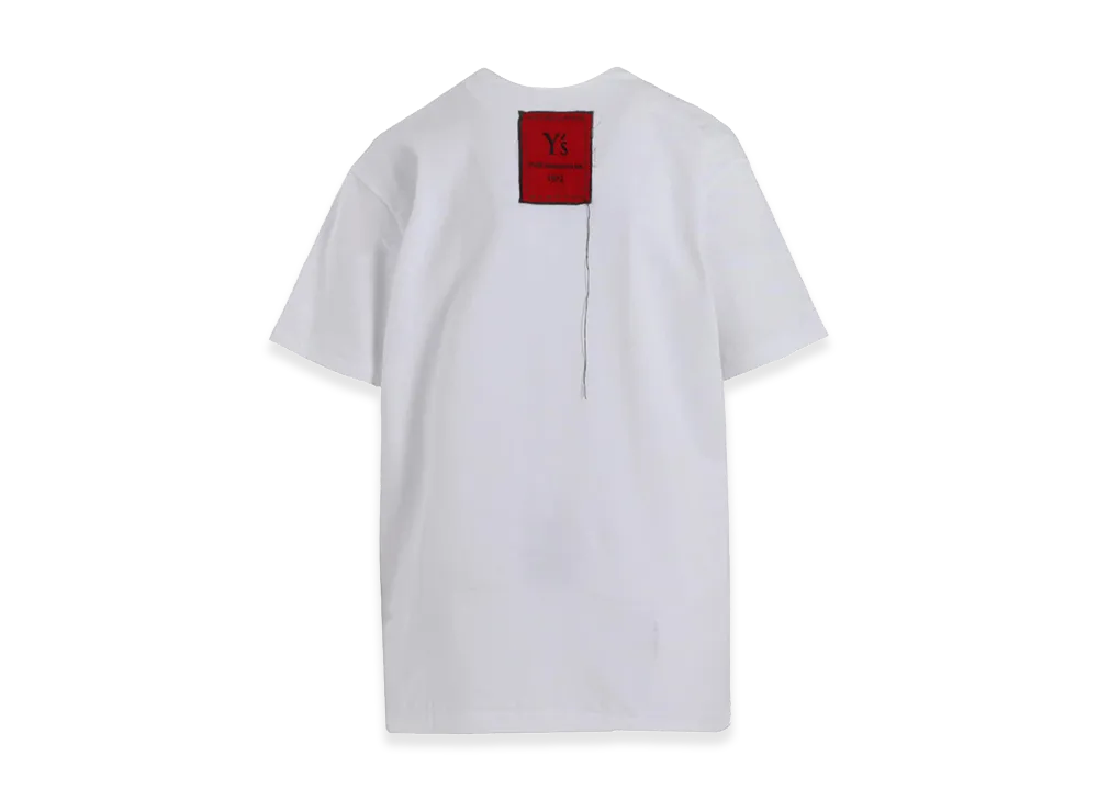 Y's 1972 Embroidery T "White/Red"