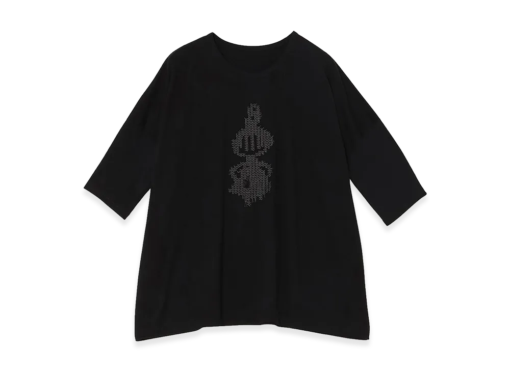 Y's x MOOMIN x a part of me. Y’s "Little My" Embroidery Tee "Black"