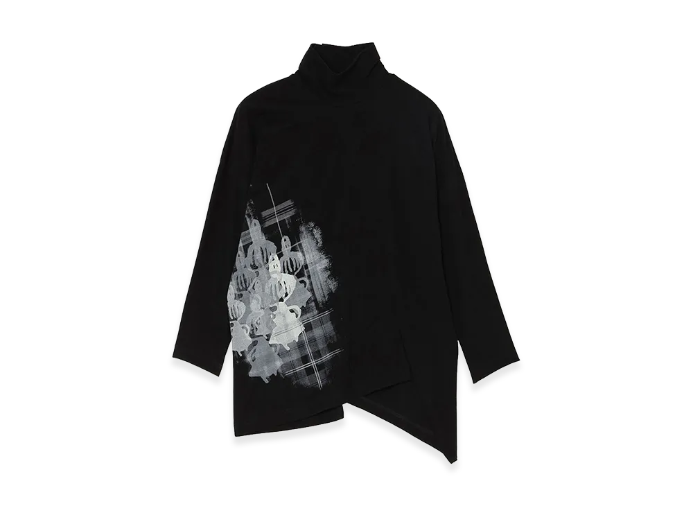 Y's x MOOMIN x a part of me. Y’s Shadow "Little My" Print Tee "Black"