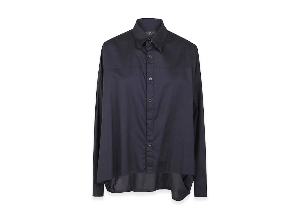 Yohji Yamamoto Women's Cotton Shirt "Dark Blue"