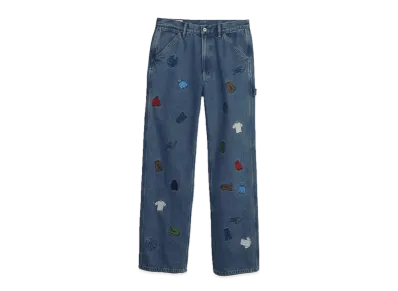 GAP X Sean Wotherspoon Embroidery Denim Pants "Light Denim"