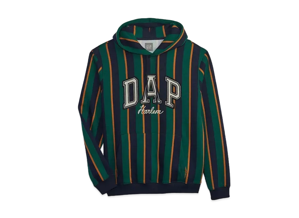 GAP DAP Logo Parka Unisex "Green Stripe"