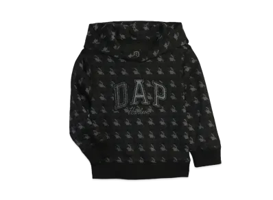 GAP DAP Logo Hoodie Toddler "Hound's Tooth Grey"