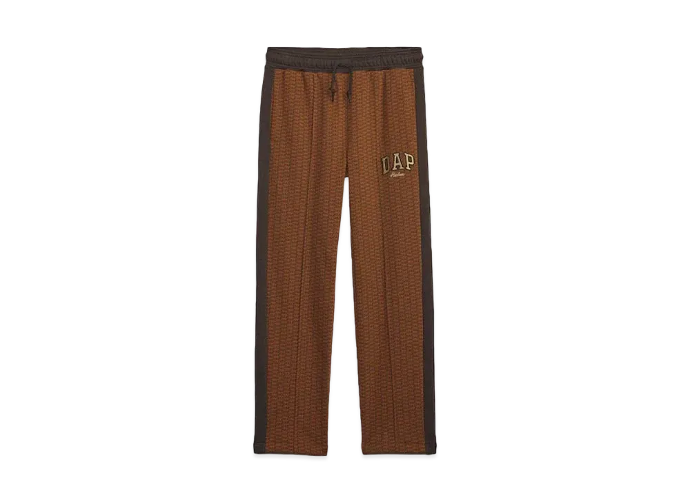 GAP DAP Logo Track Pants Unisex "Brown Noir"