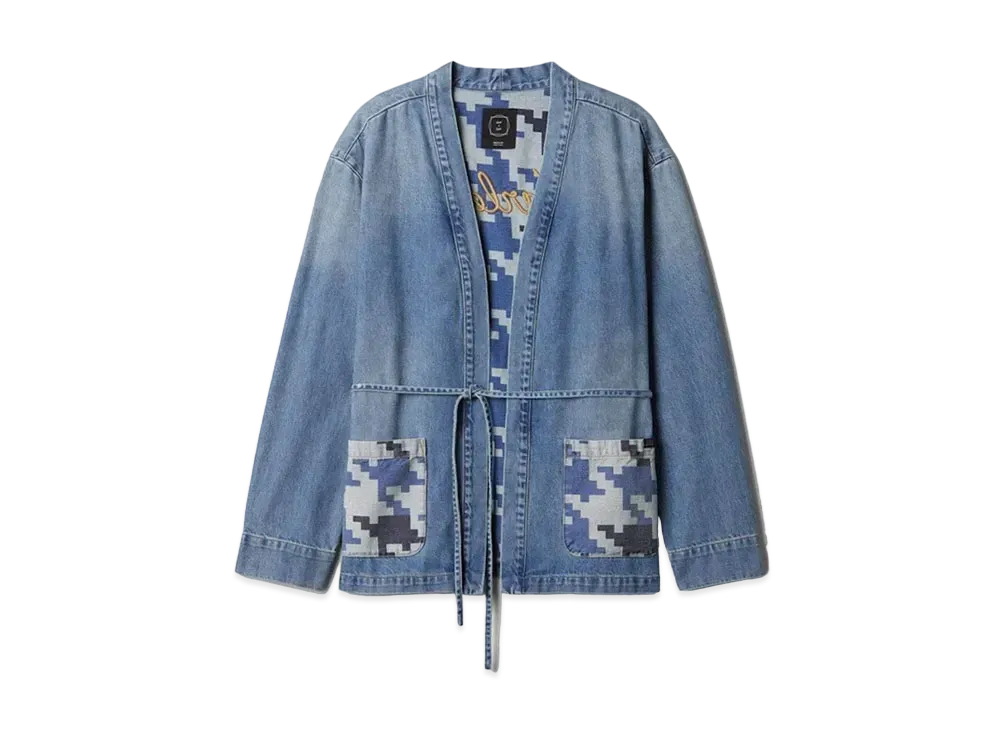 GAP DAP Organic Denim Wrap Jacket "Light Indigo"