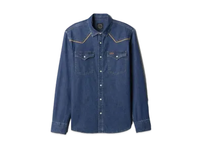 GAP DAP Denim Western Shirt "Medium Indigo"