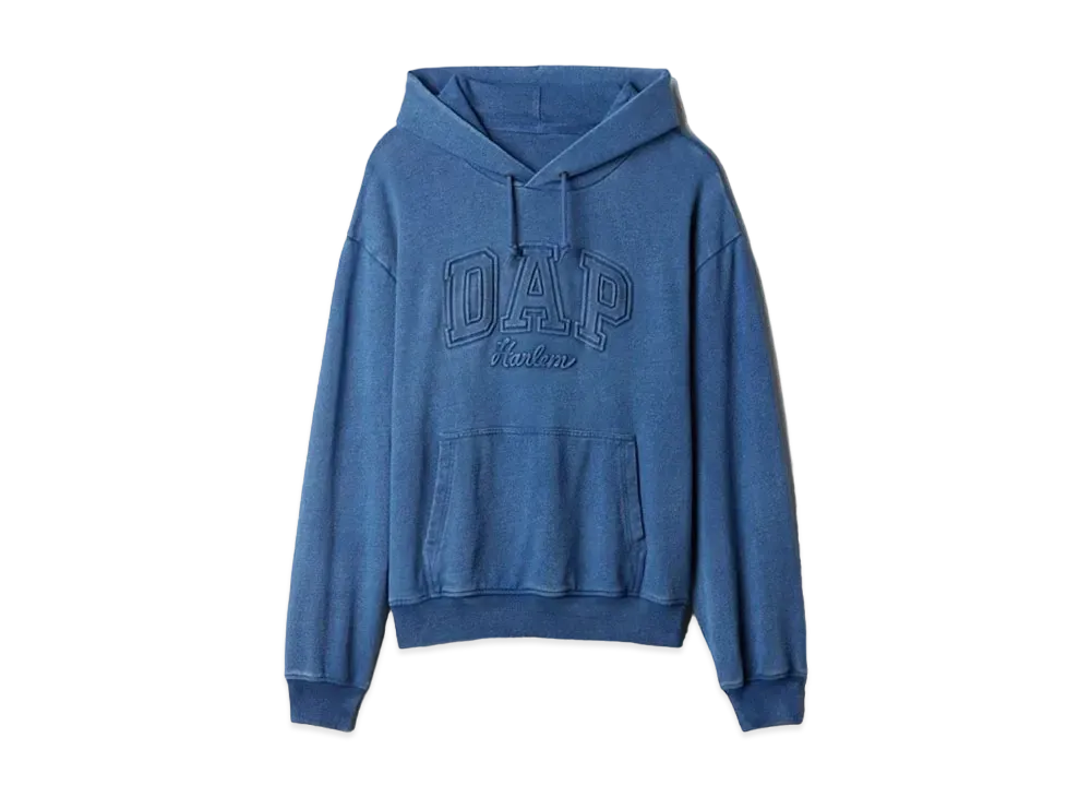 GAP DAP Logo Denim Hoodie (Unisex) "Light Indigo"