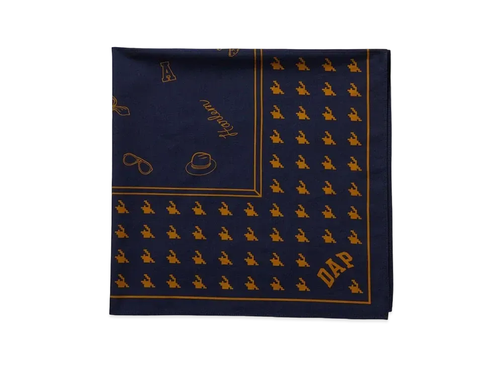 GAP DAP Logo Ascot Scarf (Unisex) "Navy Uniform"