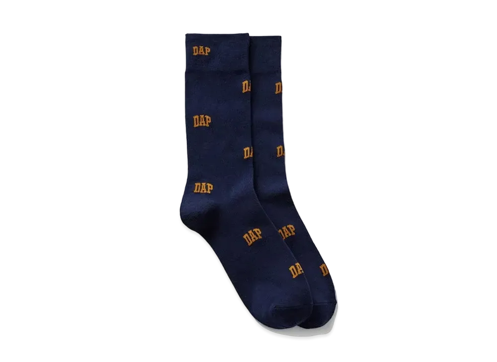 GAP DAP Logo Crew Socks (Unisex) "Dark night"