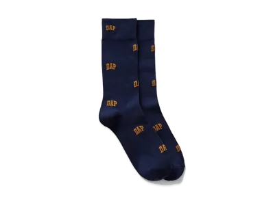 GAP DAP Logo Crew Socks (Unisex) "Dark night"