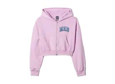 GAP x Madhappy Zip Up Cropped Parker "Purple"