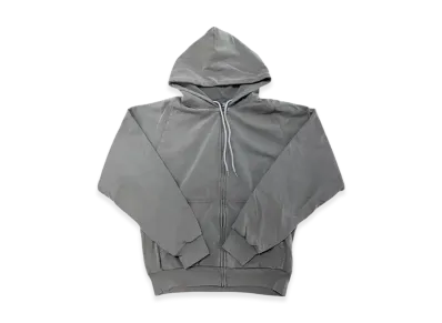 YEEZY GAP Doubleface Drawcord Zip Up Sweat Hoodie "Poetic Gray"