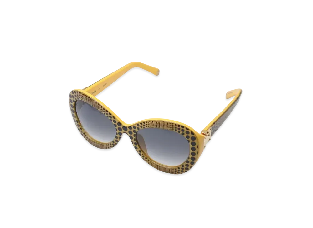 Louis Vuitton x Yayoi Kusama Sunglasses Wave Oversize "Jaune"