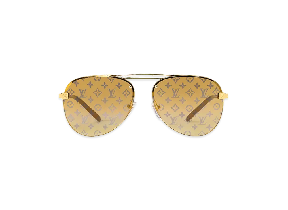 Louis Vuitton Clockwise Monogram Pattern "Gold"