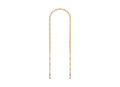 Louis Vuitton My LV Chain Pearl Sunglasses Chain "Gold/White"