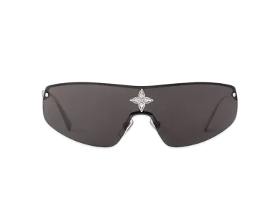 Louis Vuitton Cyclone Mask Sunglasses "Silver"