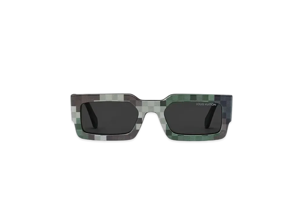 Louis Vuitton LV Clash Low Camo Sunglasses "Vert"