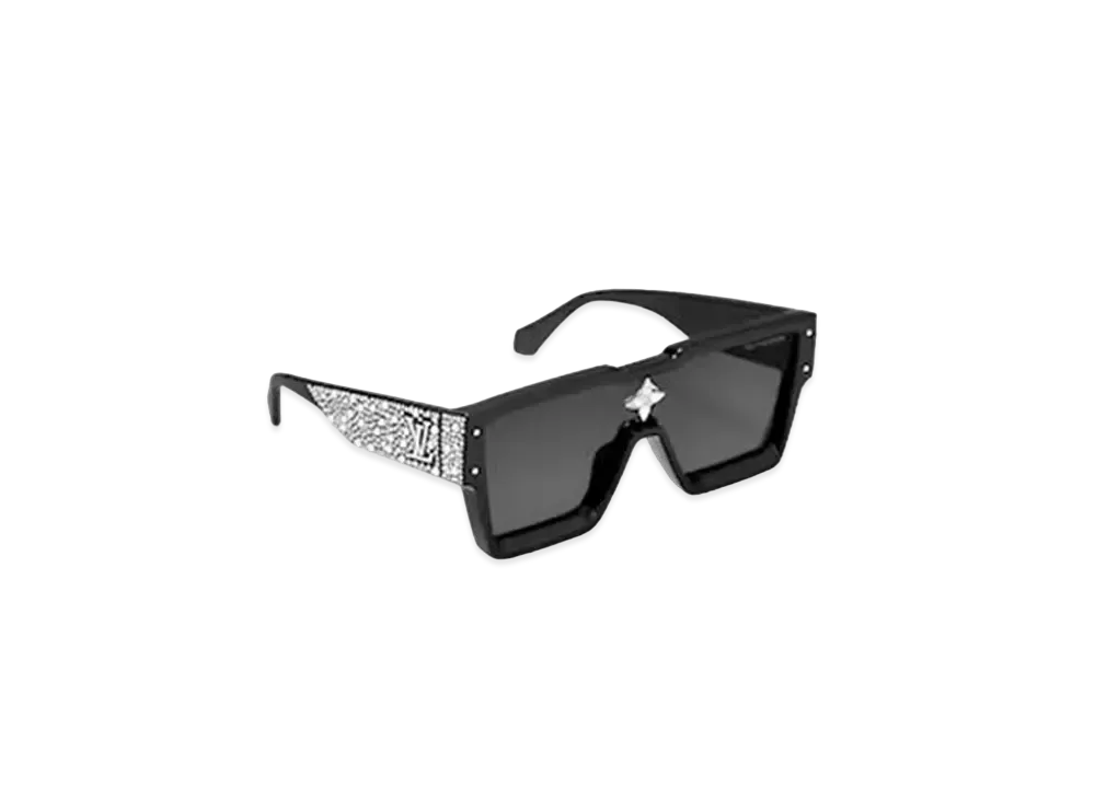 Louis Vuitton Cyclone Pearls & Strass Sunglasses "Noir"