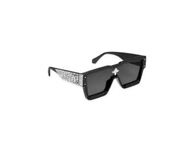 Louis Vuitton Cyclone Pearls & Strass Sunglasses "Noir"