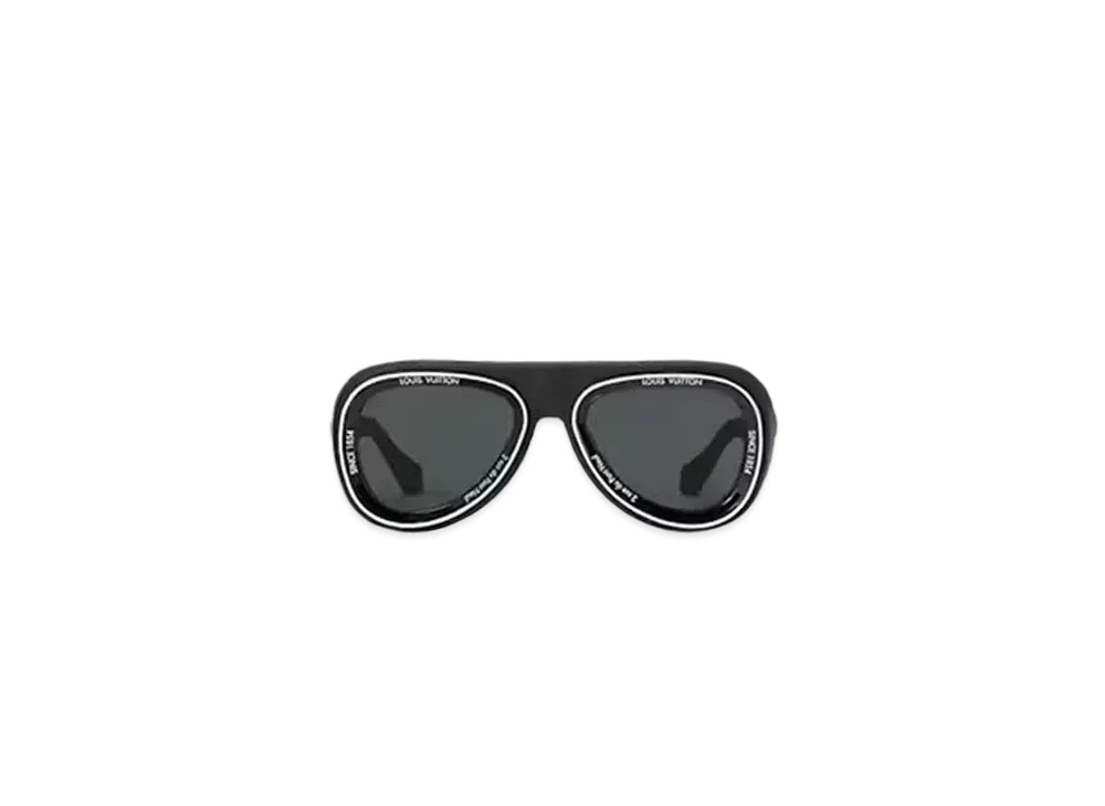 Louis Vuitton LV Super Vision Pilot Sunglasses "Noir"