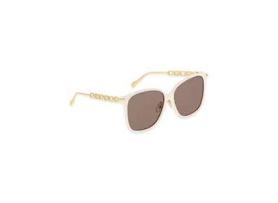 Louis Vuitton My LV Two Chain Square Sunglasses Monogram Flower "Cream"