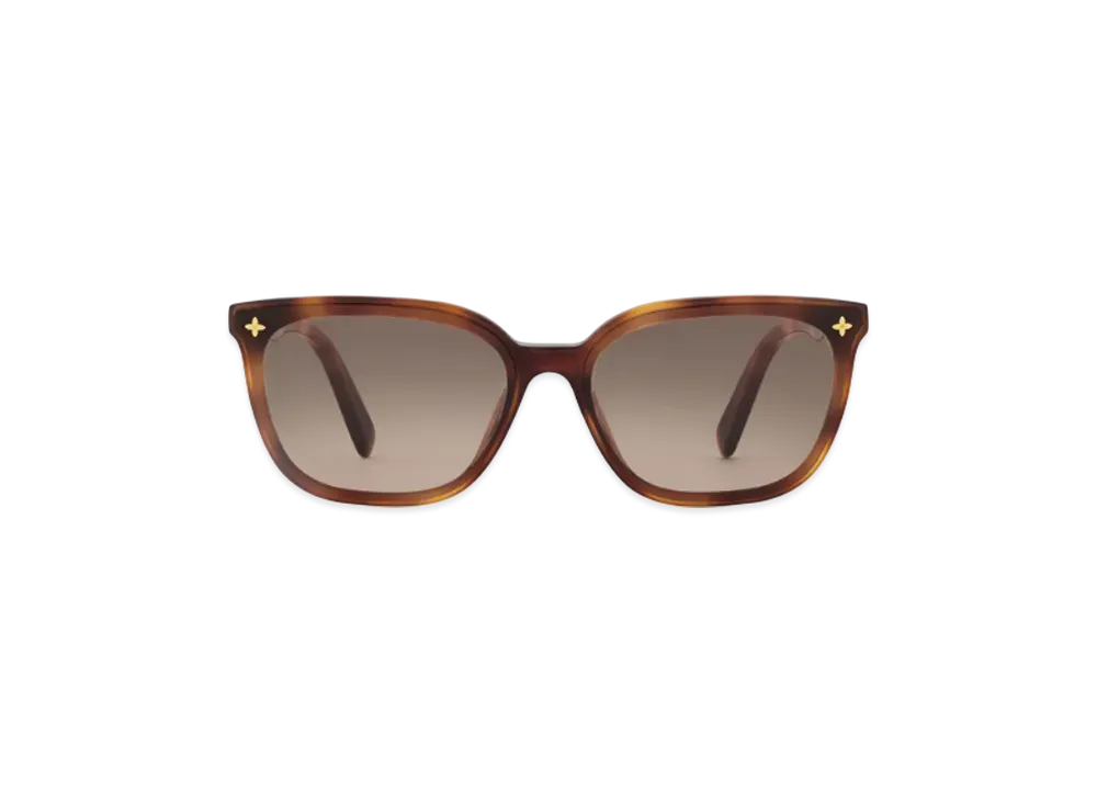 Louis Vuitton My Monogram Fame Rectangle Sunglasses Monogram Flower "Light Tortoise"