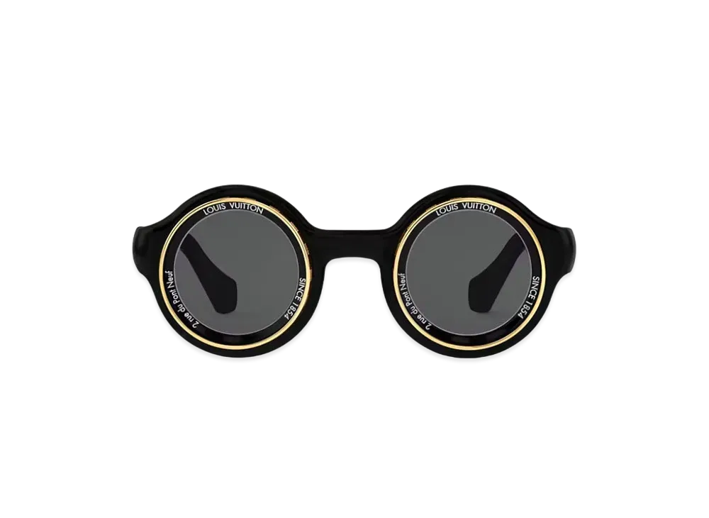 Louis Vuitton LV Super Vision Round Sunglasses "Noir"