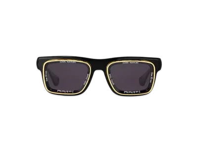 Louis Vuitton LV Super Vision Square Sunglasses "Noir"