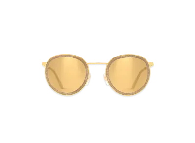 Louis Vuitton LV Super Vision Metal Round Sunglasses "Gold"