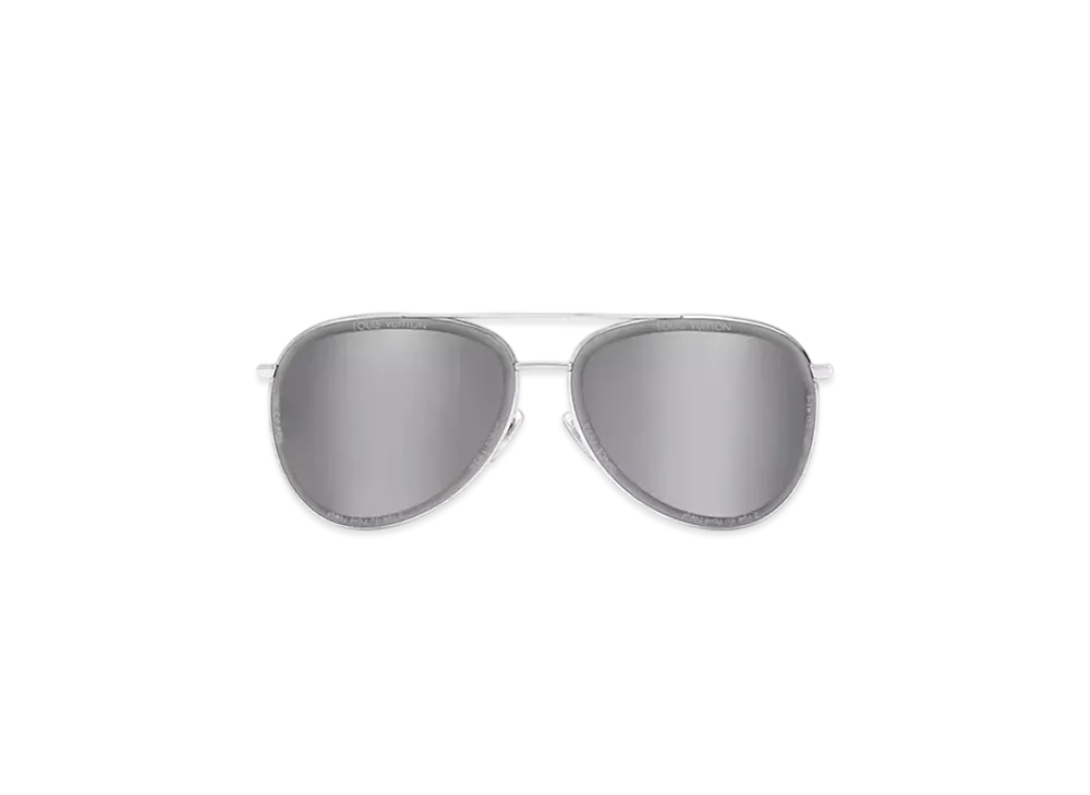 Louis Vuitton LV Super Vision Metal Pilot Sunglasses "Silver"