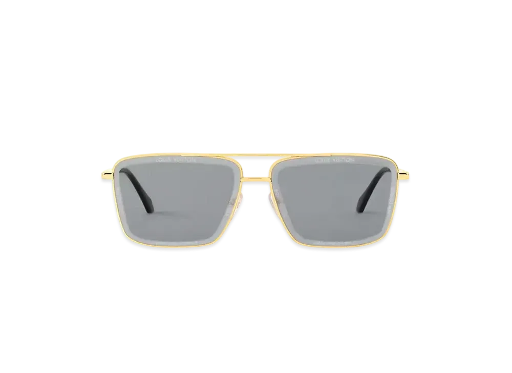 Louis Vuitton LV Super Vision Metal Square Sunglasses "Gold"