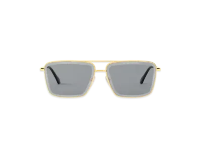 Louis Vuitton LV Super Vision Metal Square Sunglasses "Gold"