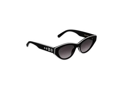 Louis Vuitton LV Line Cat Eye Sunglasses "Noir/Creme"
