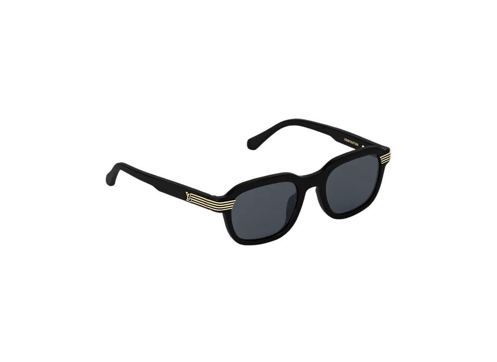 Louis Vuitton Sunglasses LV Slide Square Round "Noir"