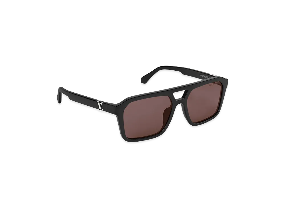 Louis Vuitton Sunglasses LV Hit Large Square "Noir"