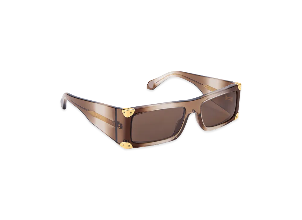 Louis Vuitton Sunglasses LV Heritage Row Square "Gradient Brown"