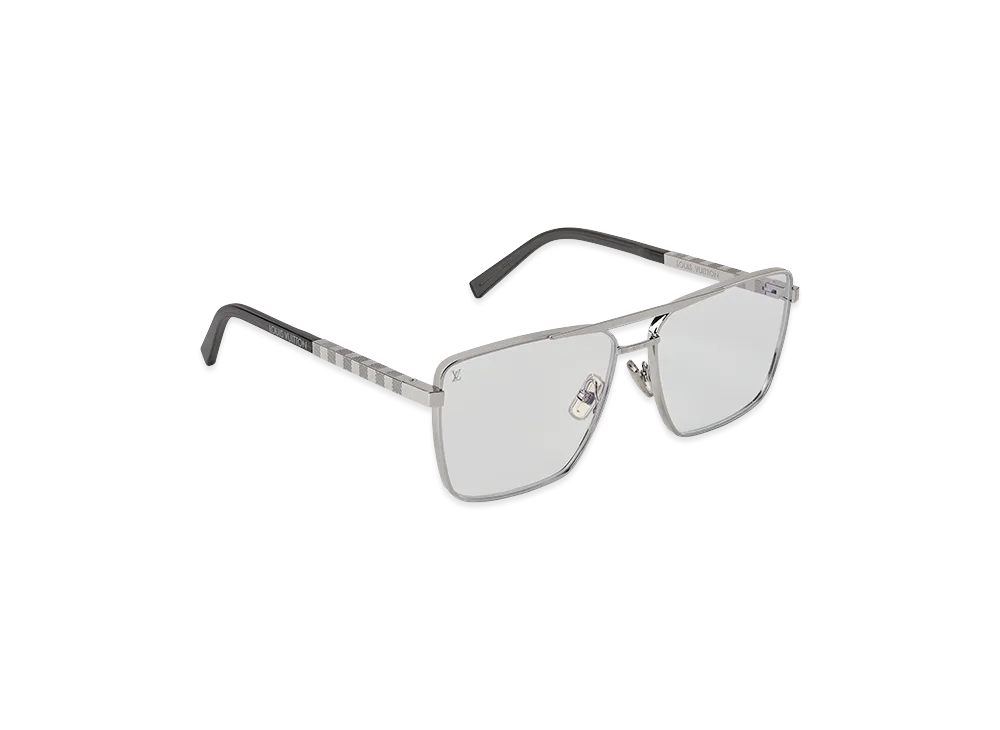 Louis Vuitton Optical LV Attitude Square "Silver"